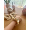 Chouchou fait main en coton | Accessoire cheveux