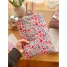 Pochette à livre broché Pink | Fait main en coton