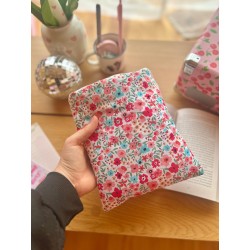 Pochette à livre poche Pink | Fait main en coton