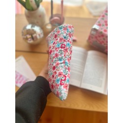 Pochette à livre poche Pink | Fait main en coton