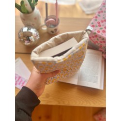 Pochette à livre poche Lemon | Fait main en coton