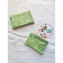 Mini pochette plate Jungle