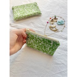 Mini pochette plate Jungle