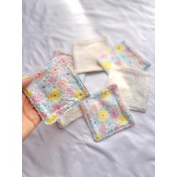 Lingette lavable Flower