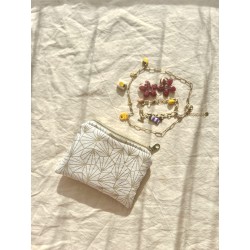 Mini pochette plate Irisée