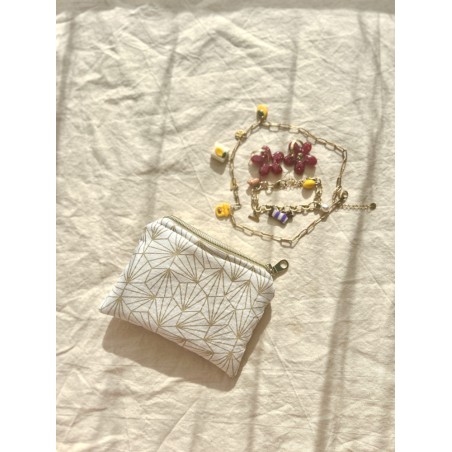 Mini pochette plate Irisée