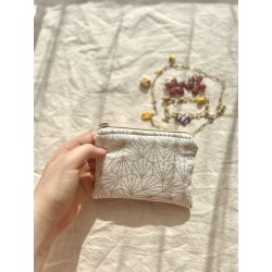 Mini pochette plate Irisée