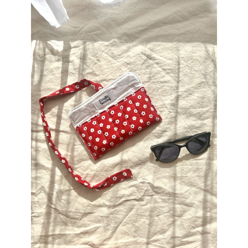 Pochette à lunettes Rubis